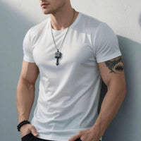 Spandex Tee Gym Wear - White