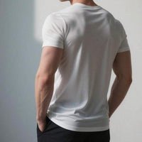 Spandex Tee Gym Wear - White