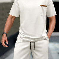 Side Pocket Co Ords - White