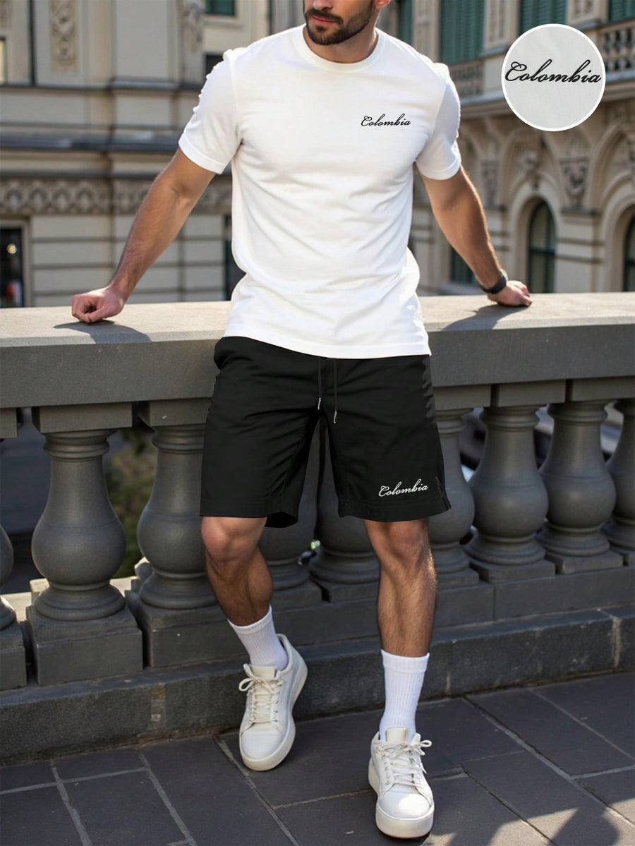 Colombia Co Ords - White Black