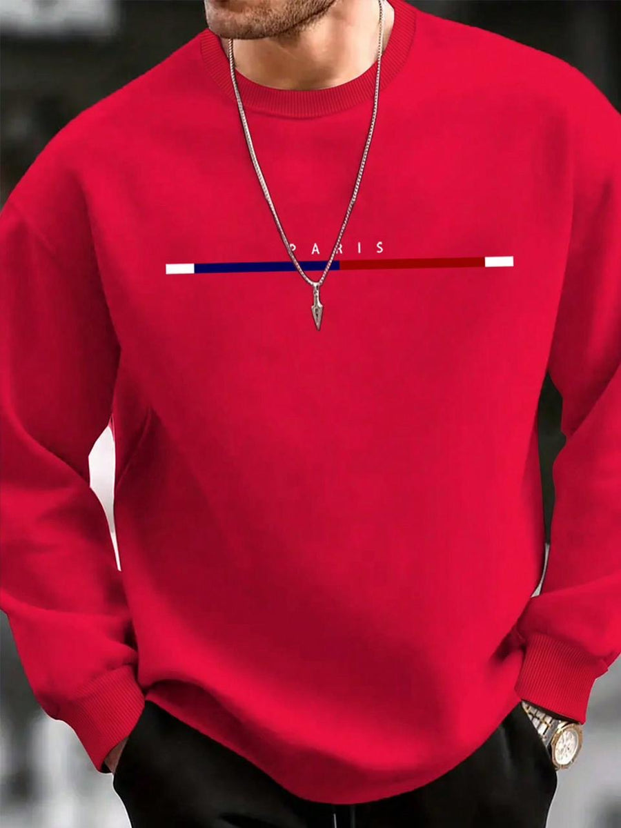 Paris Sweatshirt-Red