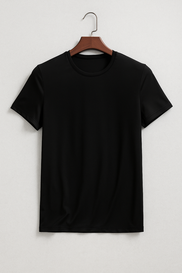 Compression Tee Gym Wear - Black