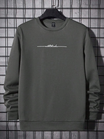 Attitude Sweatshirt-Dark Grey