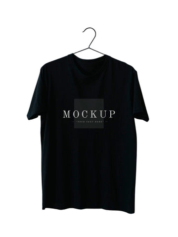 Mockup Tee Black