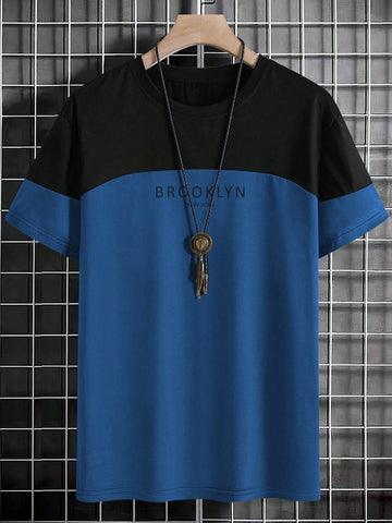 Broklyn Tee_Blue Black