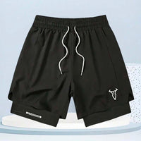 Sports Shorts Gym Wear - Black