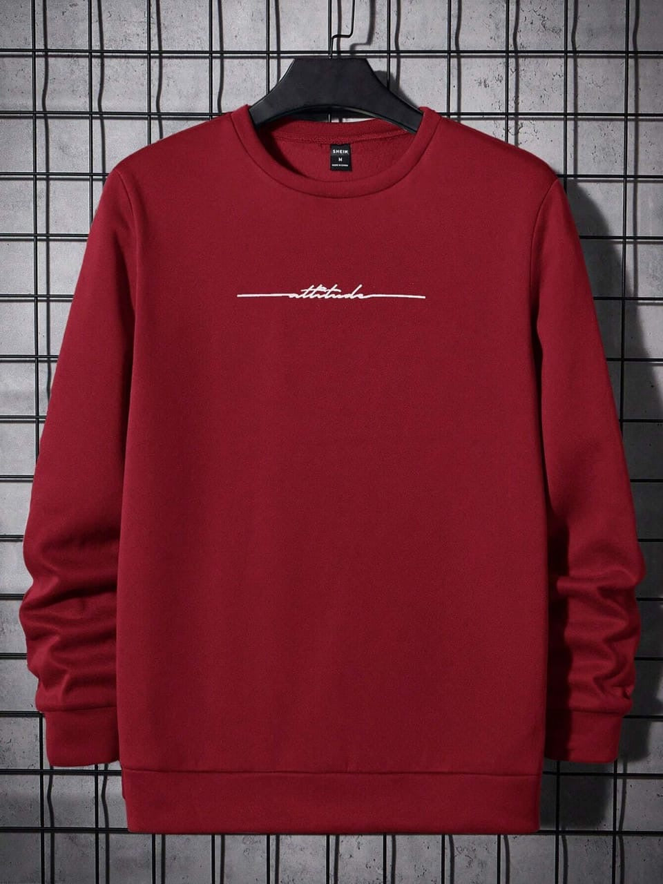 Attitude Sweatshirt-Red