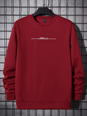 Attitude Sweatshirt-Red