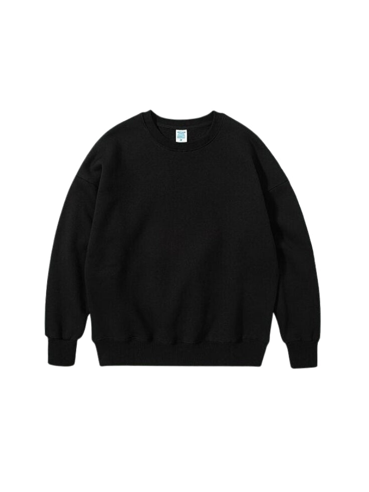 Solid Sweatshirt Black