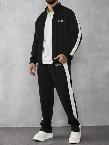 Stipes CO Ord-black