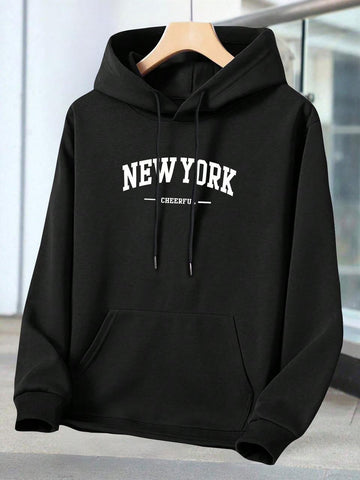 New York Hoddie  - Black