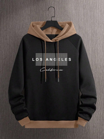 Los Angeles Hoddie-Black/Brown