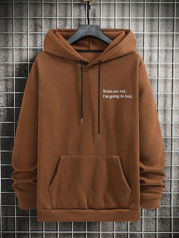 Alphabet Hoddie Brown