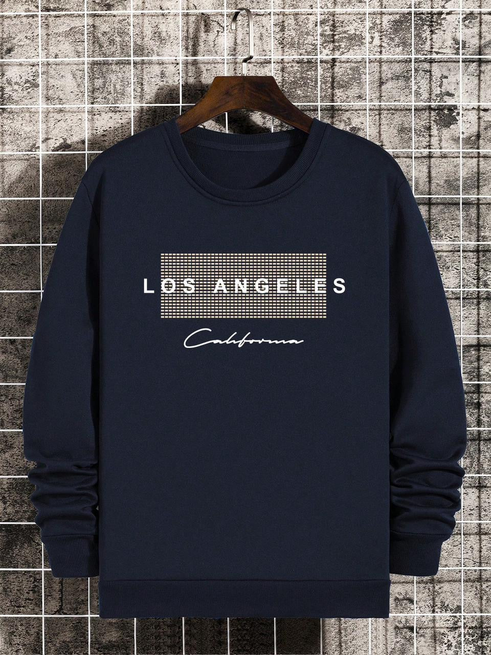 Los Angeles Sweatshirt-Dark Blue