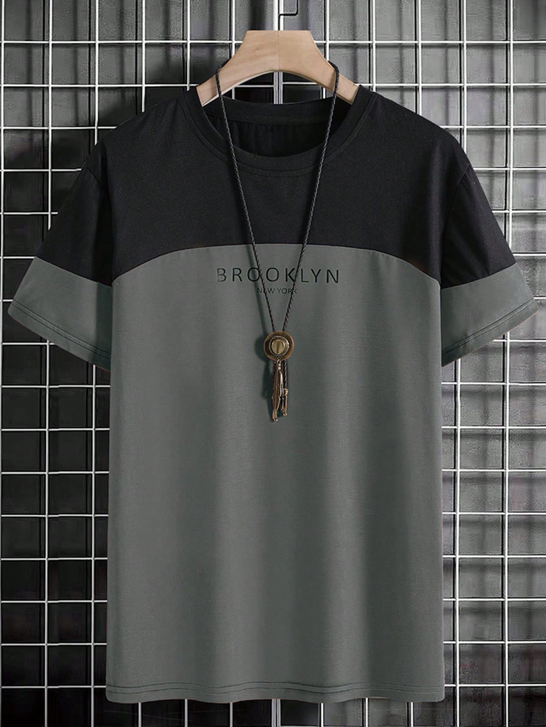Broklyn Tee_Grey Black