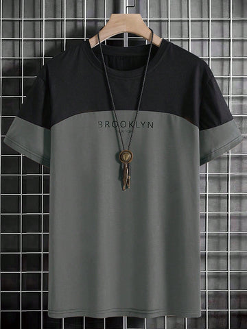 Broklyn Tee_Grey Black