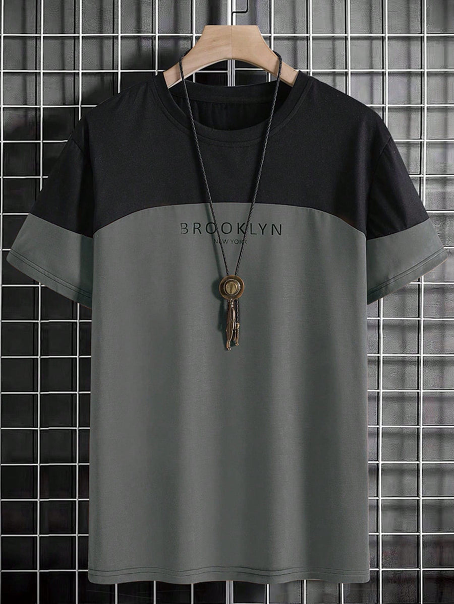 Broklyn Tee_Grey Black