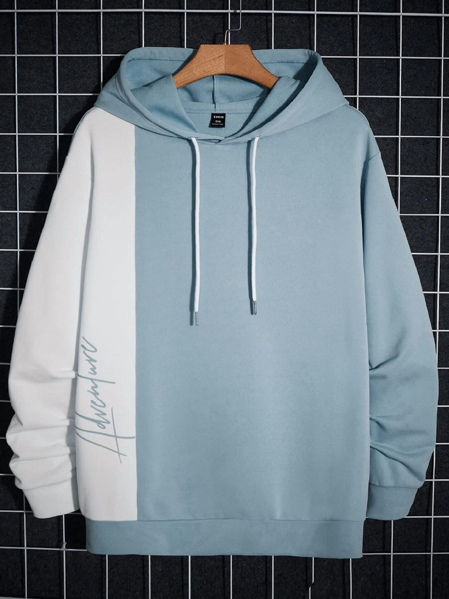 Adventure Hoddie-Dust Sky Blue/White