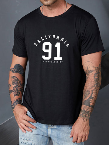 California 91 Tee Black