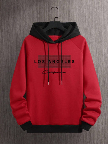 Los Angeles Hoddie-Red/Black