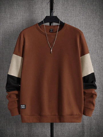 Never Sweatshirt-Brown/Ash White/Black