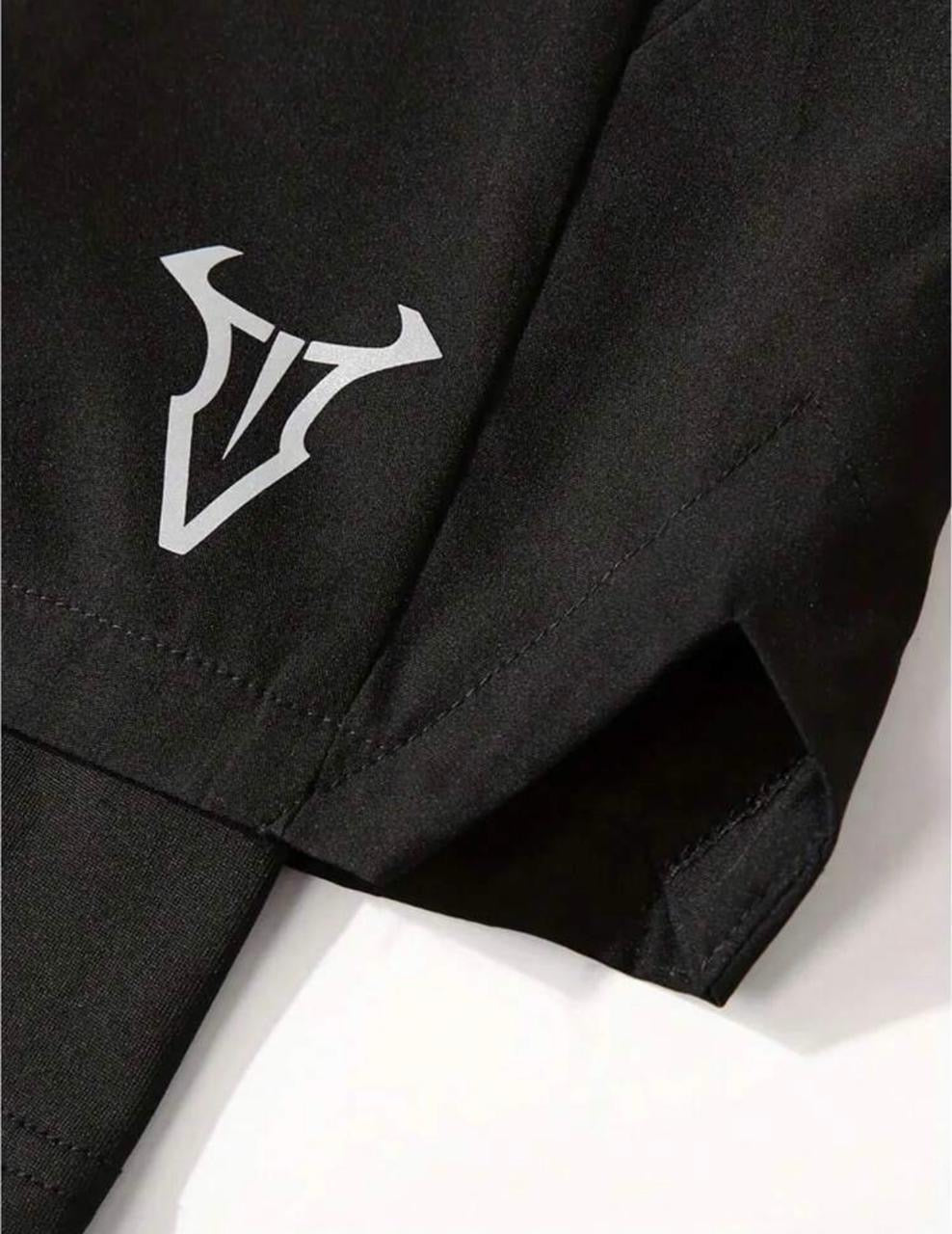 Sports Shorts Gym Wear - Black