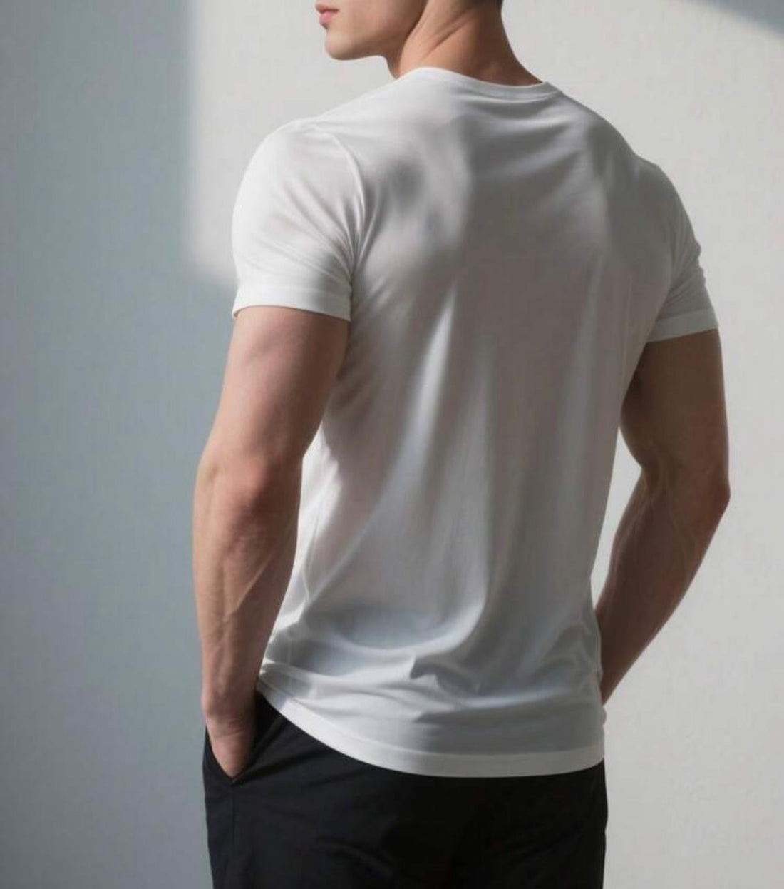 Spandex Tee Gym Wear - White