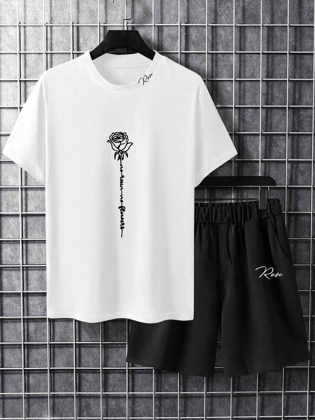 Flower Co ords White