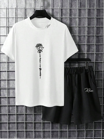 Flower Co ords White