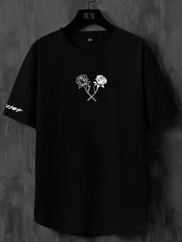 Flower Tee Black