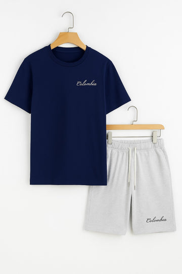 Colombia Co Ords - Navy Grey