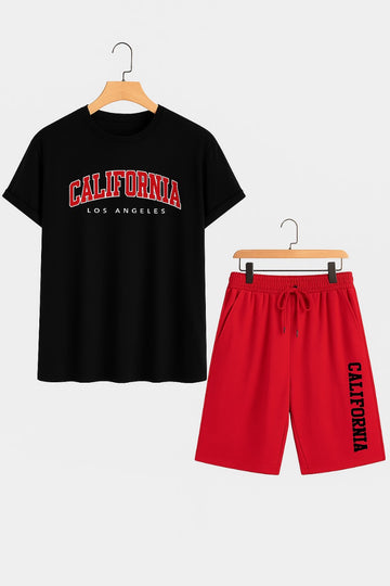 California Co ord - Blue and Red