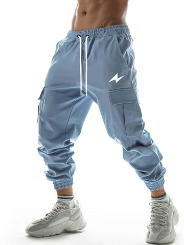 Lightning Cargo Pants Dusty Blue