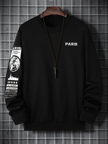 Paris Sweatshirt Black