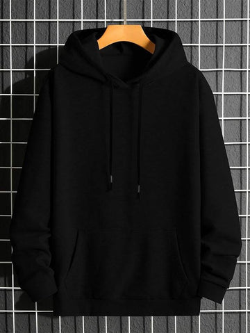 Solid Hoddie Black