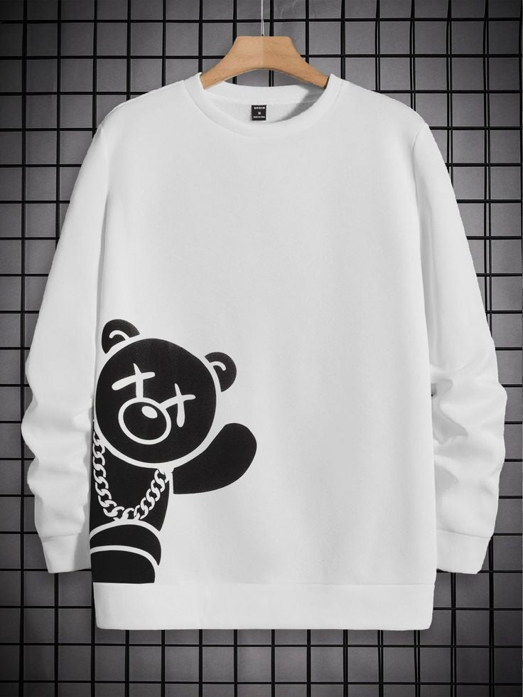 Teddy Sweatshirt White