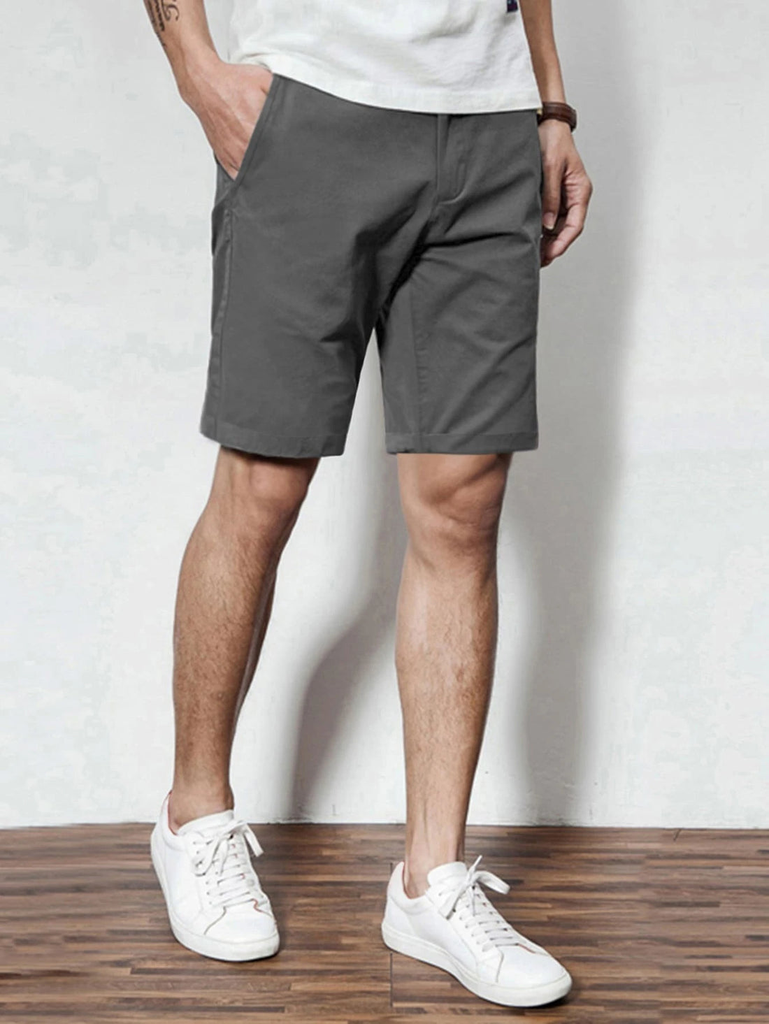 Plain Short_Dark Grey